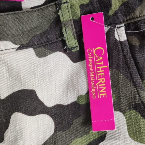 NWT Catherine Malandrino Camouflage Skinny Pants - Picture 11 of 11